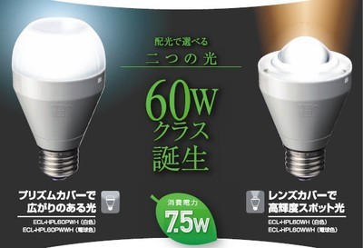 日廠Ecorica新品LED燈泡上市 低功耗高亮度，引領家居照明新趨勢